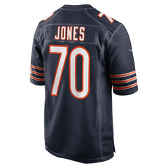 Braxton Jones Chicago Bears Game Player Jersey - Navy - Nike