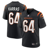 Ted Karras Cincinnati Bengals Game Player Jersey - Black - Nike