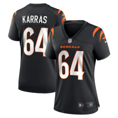 Ted Karras Cincinnati Bengals Women's Game Player Jersey - Black - Nike