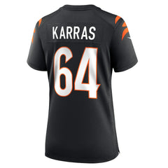 Ted Karras Cincinnati Bengals Women's Game Player Jersey - Black - Nike