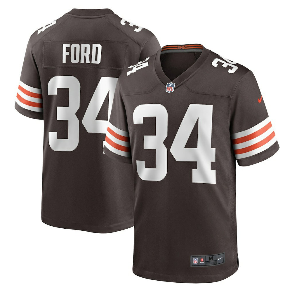 Jerome Ford Cleveland Browns Game Player Jersey - Brown - Nike