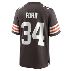 Jerome Ford Cleveland Browns Game Player Jersey - Brown - Nike