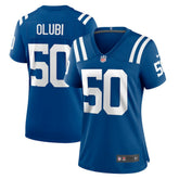 Segun Olubi Indianapolis Colts Women's Game Player Jersey - Royal - Nike