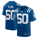Segun Olubi Indianapolis Colts Game Player Jersey - Royal - Nike