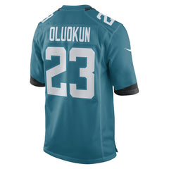 Foyesade Oluokun Jacksonville Jaguars Game Player Jersey - Teal - Nike