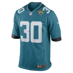 Montaric Brown Jacksonville Jaguars Game Player Jersey - Teal - Nike