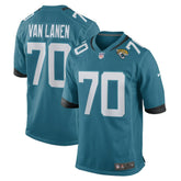 Cole Van Lanen Jacksonville Jaguars Game Player Jersey - Teal - Nike