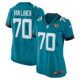 Cole Van Lanen Jacksonville Jaguars Women's Game Player Jersey - Teal - Nike