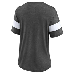 Washington Capitals Fanatics Women's Special Edition 2.0 Ring The Alarm V-Neck T-Shirt - Heather Charcoal | Fanatics Lifestyle