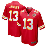 Nazeeh Johnson Kansas City Chiefs Game Player Jersey - Red - Nike
