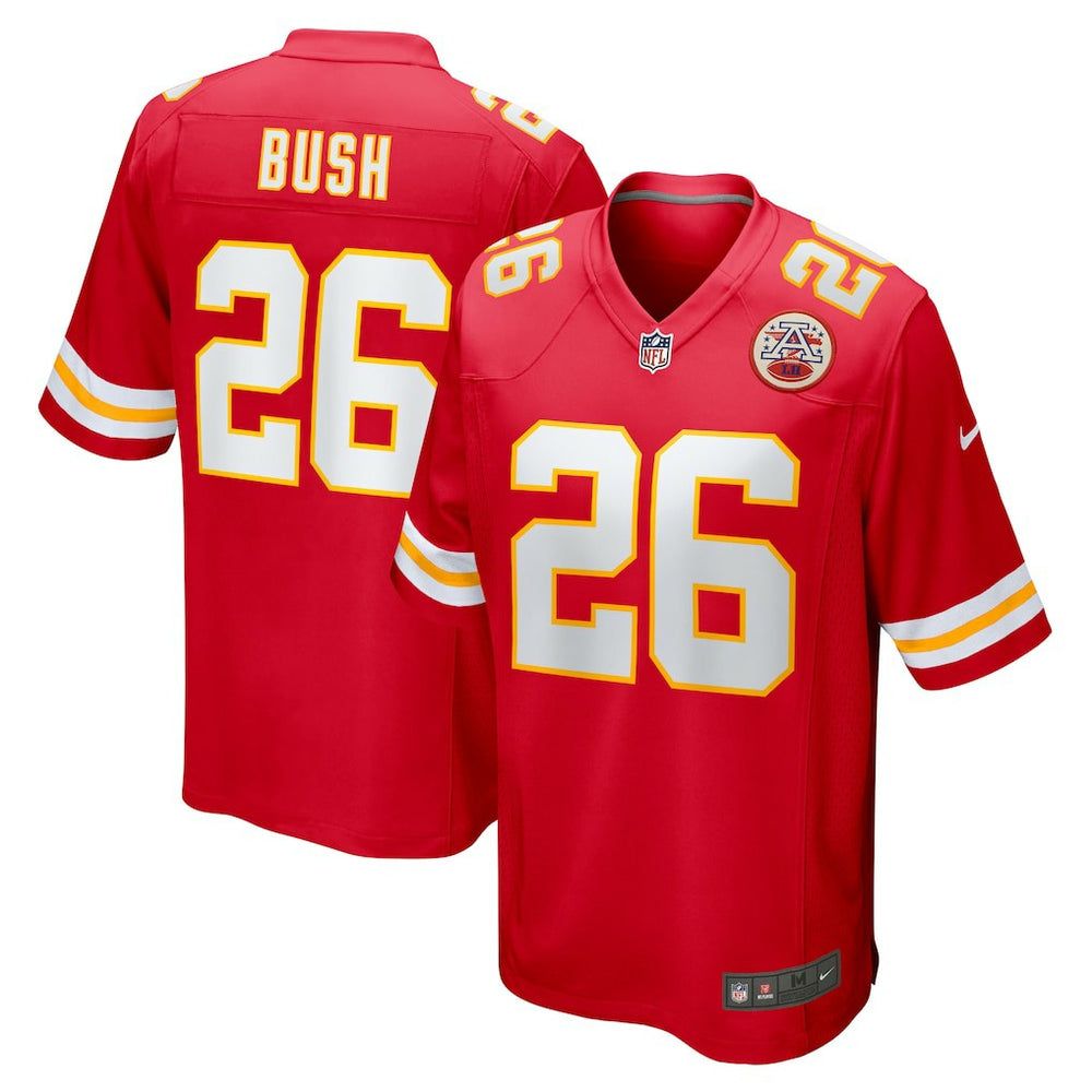 Deon Bush Kansas City Chiefs Game Player Jersey - Red - Nike