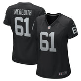 Jordan Meredith Las Vegas Raiders Women's Game Player Jersey - Black - Nike