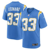 Deane Leonard Los Angeles Chargers Game Player Jersey - Powder Blue - Nike