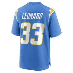 Deane Leonard Los Angeles Chargers Game Player Jersey - Powder Blue - Nike