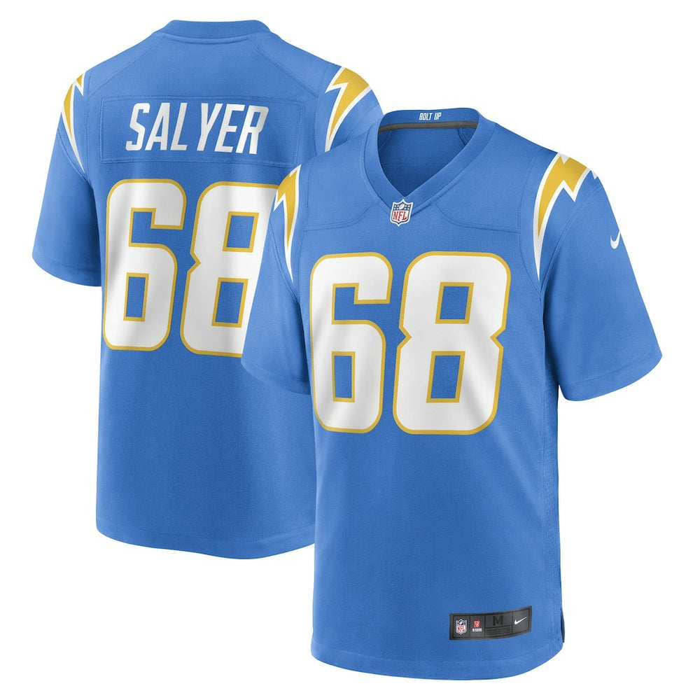 Jamaree Salyer Los Angeles Chargers Game Player Jersey - Powder Blue - Nike