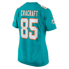 River Cracraft Miami Dolphins Women's Game Player Jersey - Aqua - Nike