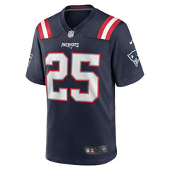 Marcus Jones New England Patriots Game Player Jersey - Navy - Nike