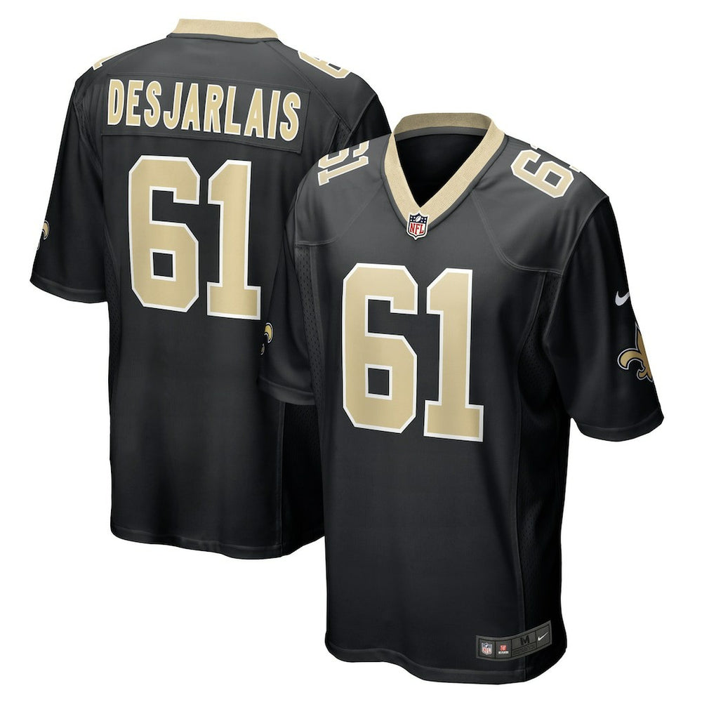 Drew Desjarlais New Orleans Saints Game Player Jersey - Black - Nike