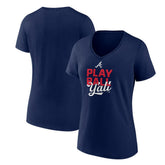 Atlanta Braves Women's Play Ball V-Neck T-Shirt Near Me