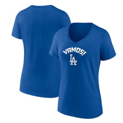 Los Angeles Dodgers Women's Vamos V-Neck T-Shirt Online