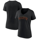 San Francisco Giants Women's Giants Alternate Club Lettering V-Neck T-Shirt Outlet