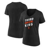 San Francisco Giants Women's Third and King V-Neck T-Shirt Sale
