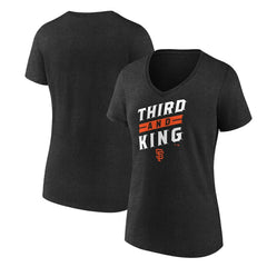 San Francisco Giants Women's Third and King V-Neck T-Shirt Sale