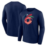 Atlanta Braves Mr. Peach Long Sleeve T-Shirt Online