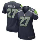 Riq Woolen Seattle Seahawks Women's Team Game Jersey - College Navy - Nike