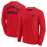 Washington Capitals Fanatics Unisex Elements Super Soft Long Sleeve T-Shirt - Red | Fanatics sale