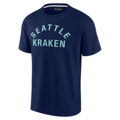 Seattle Kraken Fanatics Unisex Elements Super Soft Short Sleeve T-Shirt - Navy | Fanatics on sale