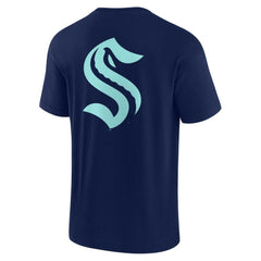 Seattle Kraken Fanatics Unisex Elements Super Soft Short Sleeve T-Shirt - Navy | Fanatics on sale