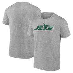 New York Jets Primary Logo T-Shirt - Heather Gray - Fanatics