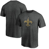 New Orleans Saints Primary Logo T-Shirt - Heather Charcoal - Fanatics