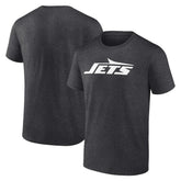 New York Jets Primary Logo T-Shirt - Heather Charcoal - Fanatics