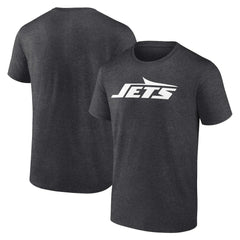 New York Jets Primary Logo T-Shirt - Heather Charcoal - Fanatics