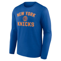 New York Knicks Victory Arch Team Long Sleeve T-Shirt Royal