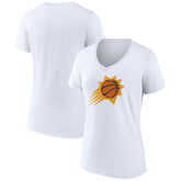 Phoenix Suns Women's Alternate Logo V-Neck T-Shirt White