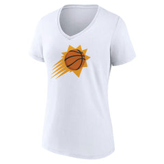 Phoenix Suns Women's Alternate Logo V-Neck T-Shirt White