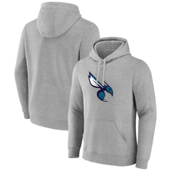 Charlotte Hornets Alternate Logo Pullover Hoodie Gray