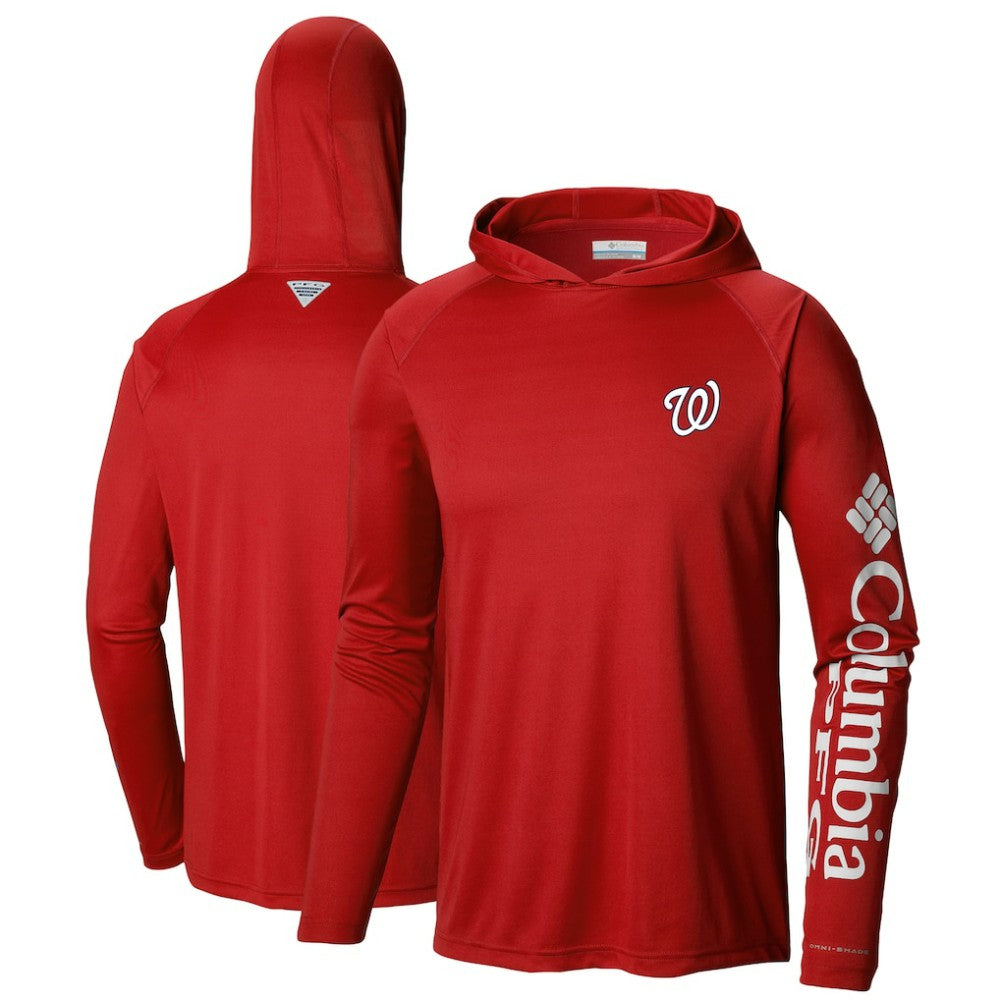 Washington Nationals Columbia Terminal Tackle Long Sleeve Hoodie T-Shirt Online