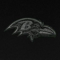 Baltimore Ravens Antigua Tonal Logo Generation Quarter-Zip Pullover Top - Black - NFL