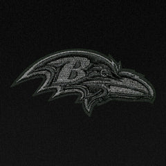 Baltimore Ravens Antigua Tonal Logo Tribute Quarter-Zip Pullover Top - Black - NFL