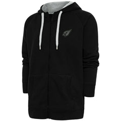 Arizona Cardinals Antigua Tonal Logo Victory Full-Zip Hoodie - Black - NFL