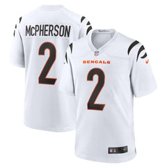 Evan McPherson Cincinnati Bengals Game Player Jersey - White - Nike
