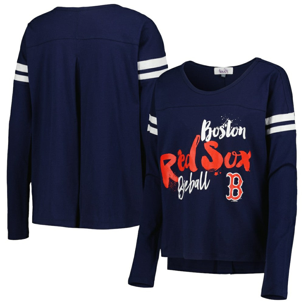 Boston Red Sox Touch Women's Free Agent Long Sleeve T-Shirt Discount
