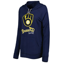 Milwaukee Brewers Touch Women's Pre-Game Raglan Pullover Hoodie Sale