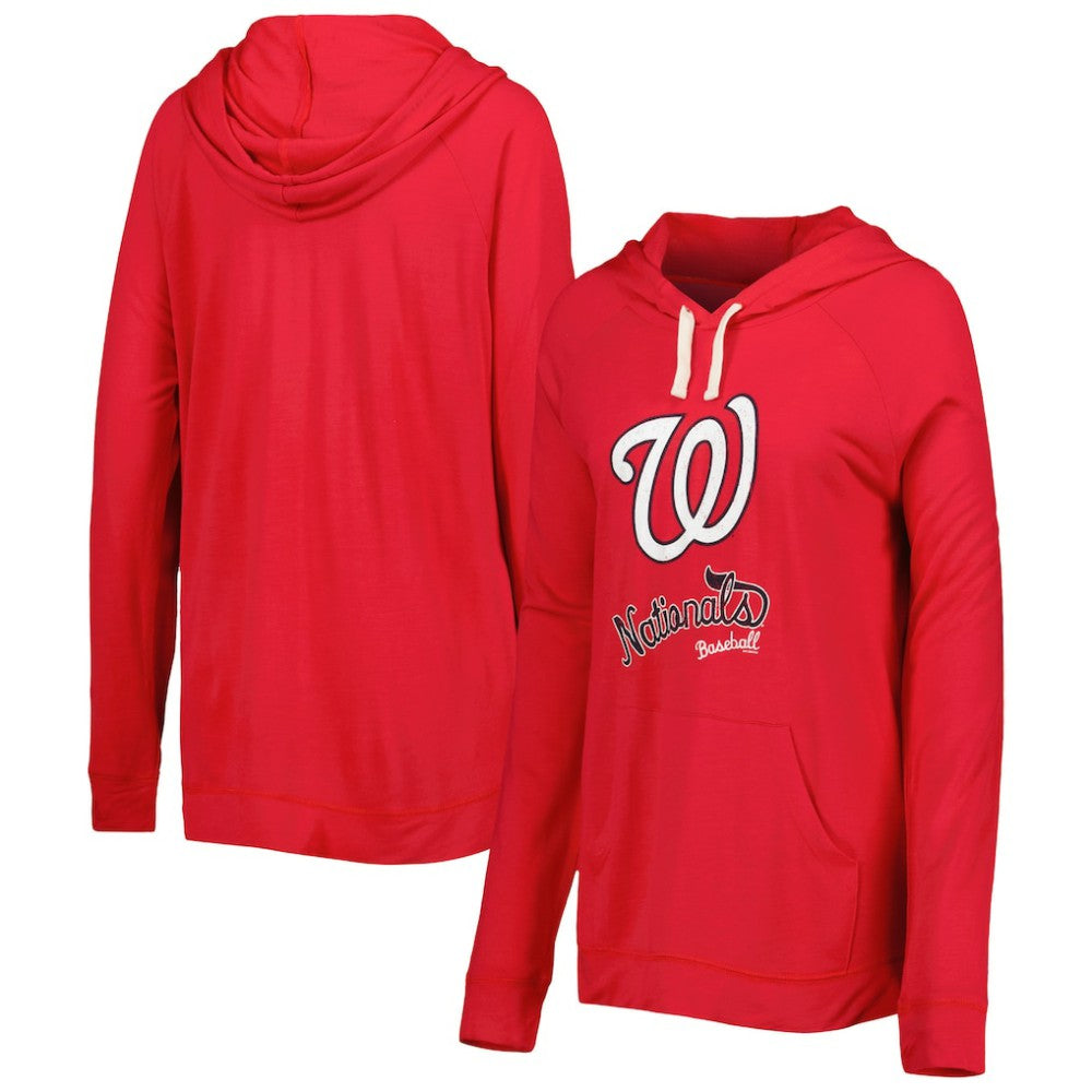 Washington Nationals Touch Women's Pre-Game Raglan Pullover Hoodie Sale