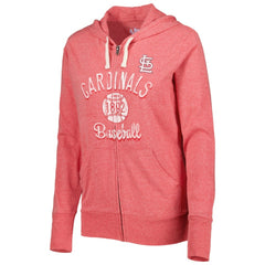 St. Louis Cardinals Touch Women's Training Camp Tri-Blend Lightweight Full-Zip Hoodie for sale