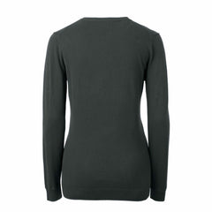 Detroit Lions Cutter & Buck Women's Throwback Logo Lakemont Tri-Blend V-Neck Sweater - Heather Charcoal - NFL